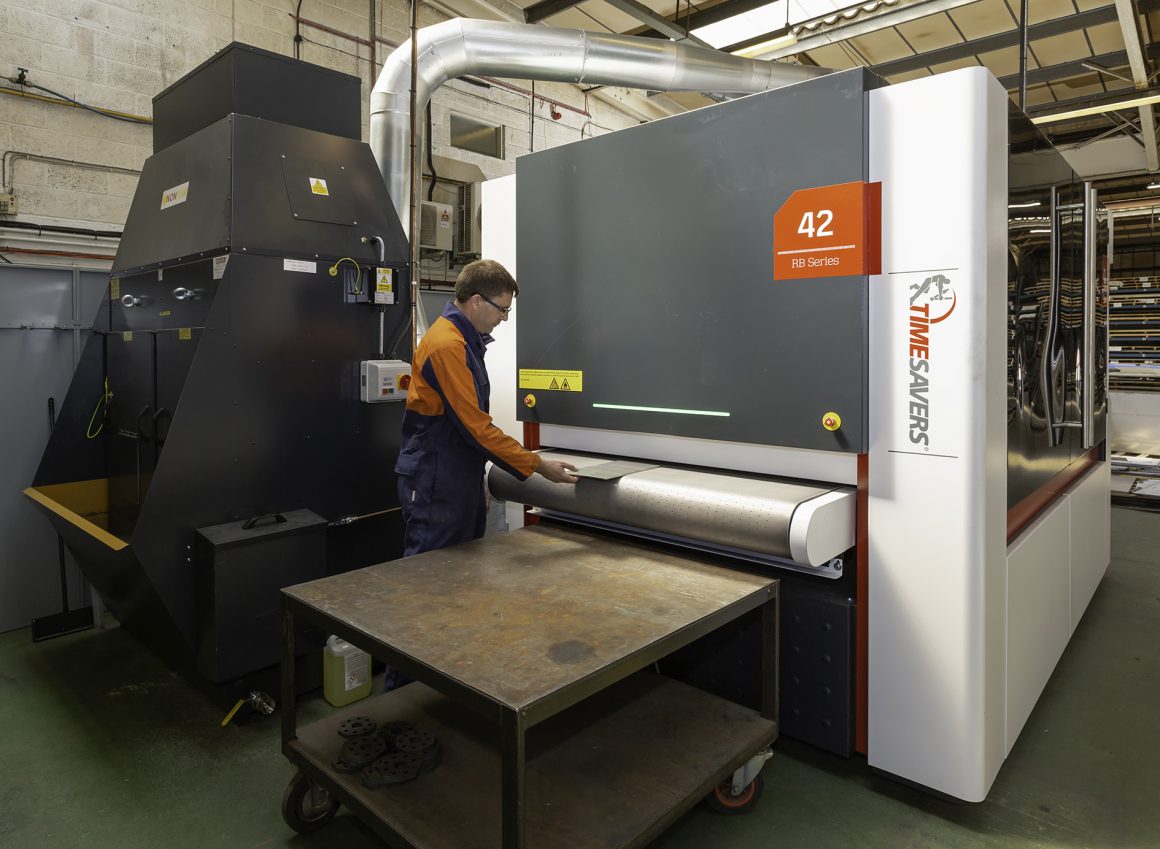 Ellesco1's tweet image. The installation of a #Timesavers 42-1350-WRb deburring, edge rounding and finishing machine by #Ellesco at #Dutton #Engineering is delivering significant cycle time reductions. 

Read More &amp;gt; ellesco.co.uk/timesavers-mac…