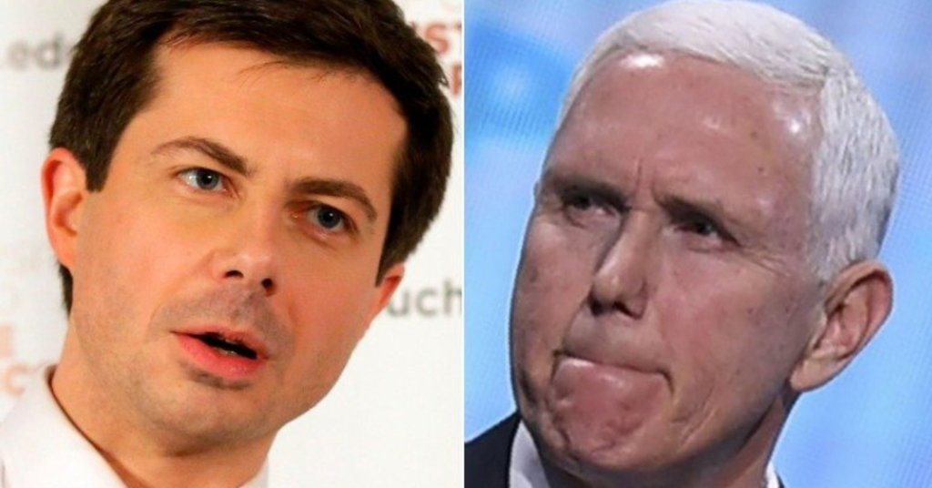 daspitzhiphop's tweet photo. Pete Buttigieg Says Mike Pence Is ‘At Best Complicit’ In White Nationalism Revival https://t.co/3oqnTKnoT9 https://t.co/GjHe5UjDEA