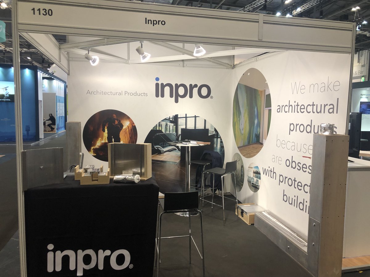 It's the last day of the Passenger Terminal Expo at the ExCel London! Come visit us at booth #1130 and learn about our Fireline™ Fire Barriers and our Aspex Printed Wall Protection products! <a href="/PTExpo/">Passenger Terminal Expo & Conference</a> #firebarriers #wallprotection #architecturaldesign