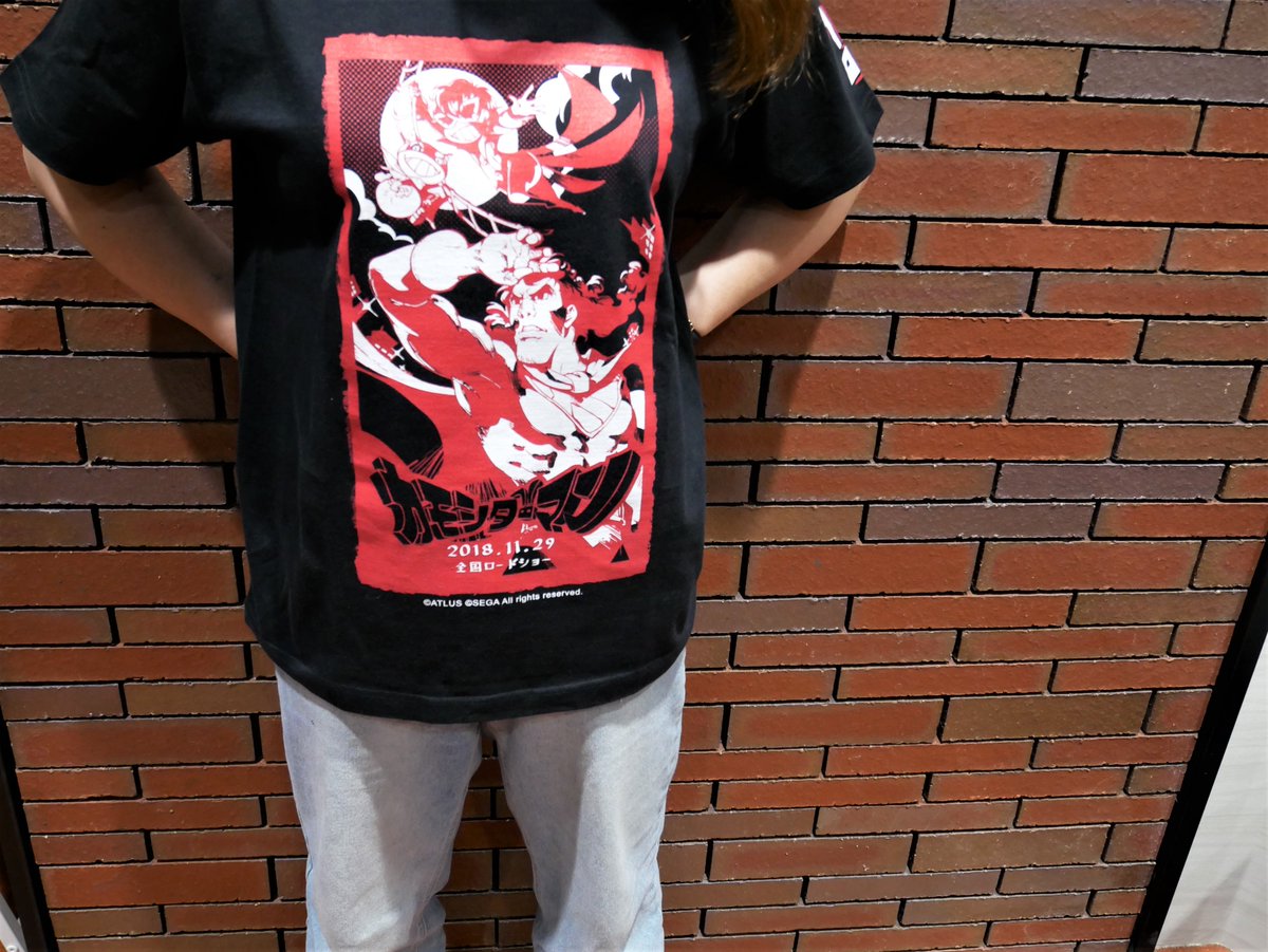 商品紹介！】『ペルソナQ2』Tシャツです！カモシダーマンのイラスト 