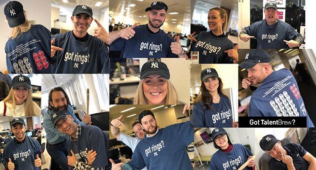 99GR81's tweet photo. The #London office is ready for some #baseball! Bring on the #LondonSeries!
Winners #GotRings! Innovative companies #GotTalentBrew!
#ShowTMP #HRTech https://t.co/A4qKq6LTbR https://t.co/ztOC02jBa2