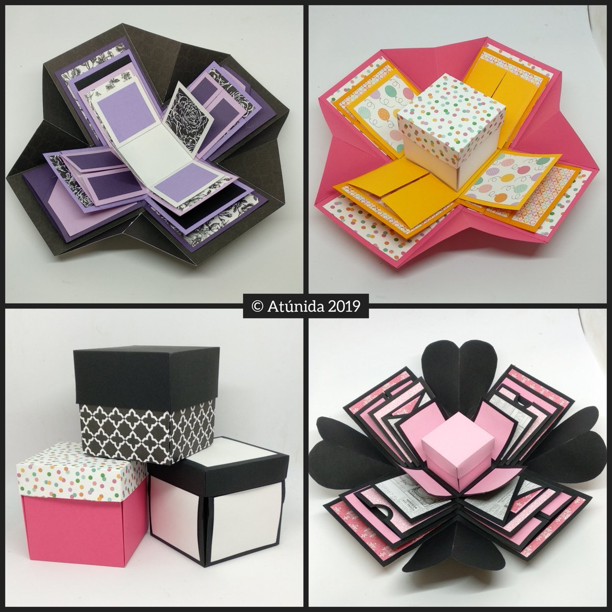 atunida_holi's tweet image. Estas son las Cajas Explosivas que he publicado hasta la fecha. ¿Cual es tu favorita? ¿Cual es tu capa favorita? ¡Espero vuestros comentarios, cualquier crítica te hace aprender!
#ExplodingBox #CajaExplosiva #Manualidades #Crafts #Album #Scrapbook