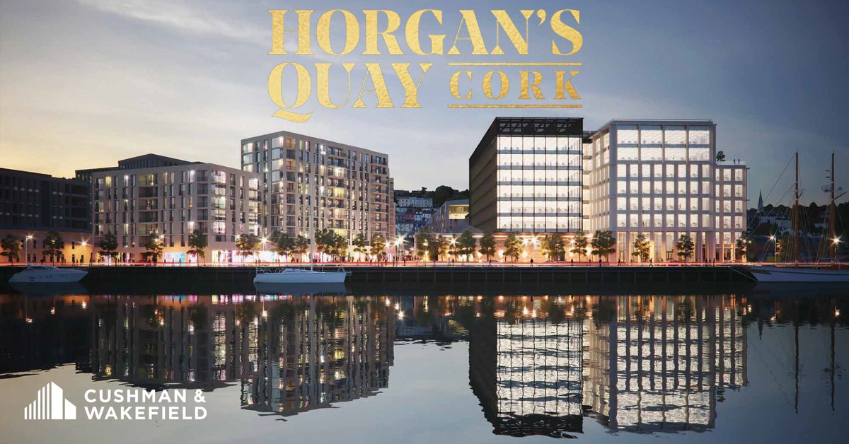 CushWakeIRL's tweet photo. Introducing Horgan’s Quay, Cork City’s premier office destination available Q2 2019. A six acre development incorporating 300,000 sq ft Grade A office space, 325 modern apartments and the Dean Hotel, all next to Cork Kent Train Station #WorkLiveConnect https://t.co/CRNEugdps5