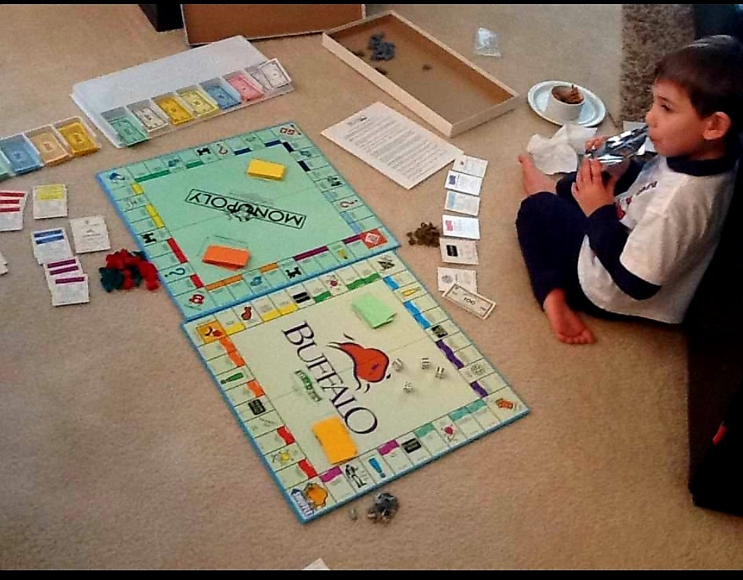 EvorsMary's tweet photo. Had to share one of my favorite pictures of my son I came across.  He was only 3 and Monopoly was his favorite game!  #heinspiresme #Ilovemyson #YouAreHope #ThursdayMotivation https://t.co/o1bcWl1x7W