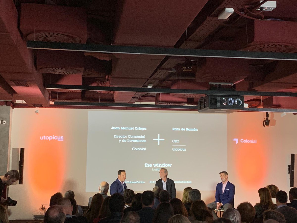 CushWakeSPAIN's tweet photo. "En #TheWindowBuilding intentamos empezar a hablar de personas. Adaptar el cambio y tener en cuenta todos los departamentos que forman una empresa” @Juanma_OrtegaM https://t.co/vCwyFxBxuV
