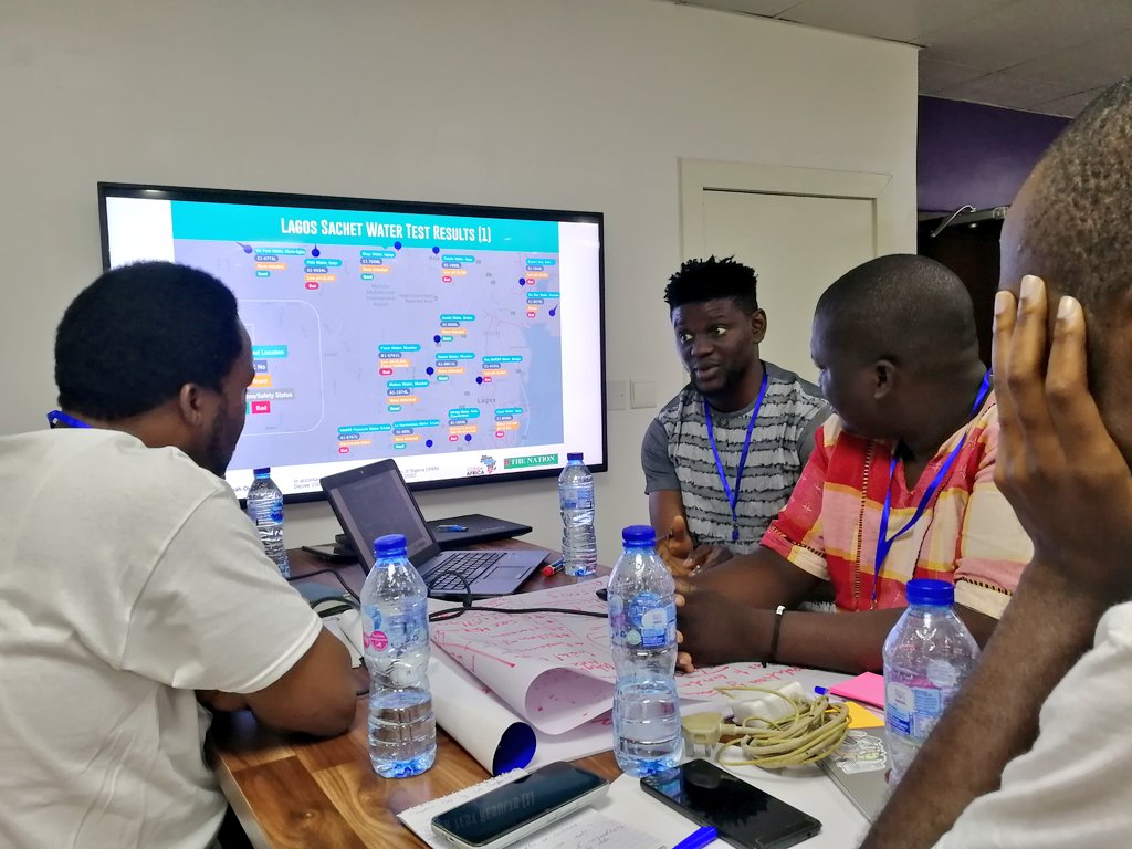 Orodata's tweet photo. @AimLEGEND_ Training 
some of the 48 young entrepreneurs from 16 African countries in Data Visualisation and infographic storytelling at the ongoing Techcamps Reconnect: Digital Advocacy for Citizen Engagement workshop by the US Department of State. #Techcamp #YaliTechcamp https://t.co/VWubC34F9k