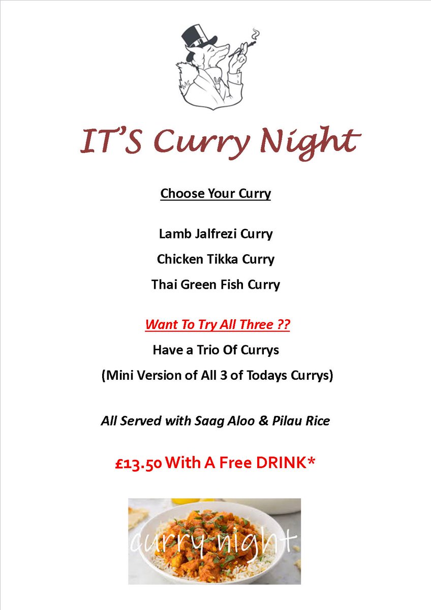 TONIGHT IS CURRY NIGHT