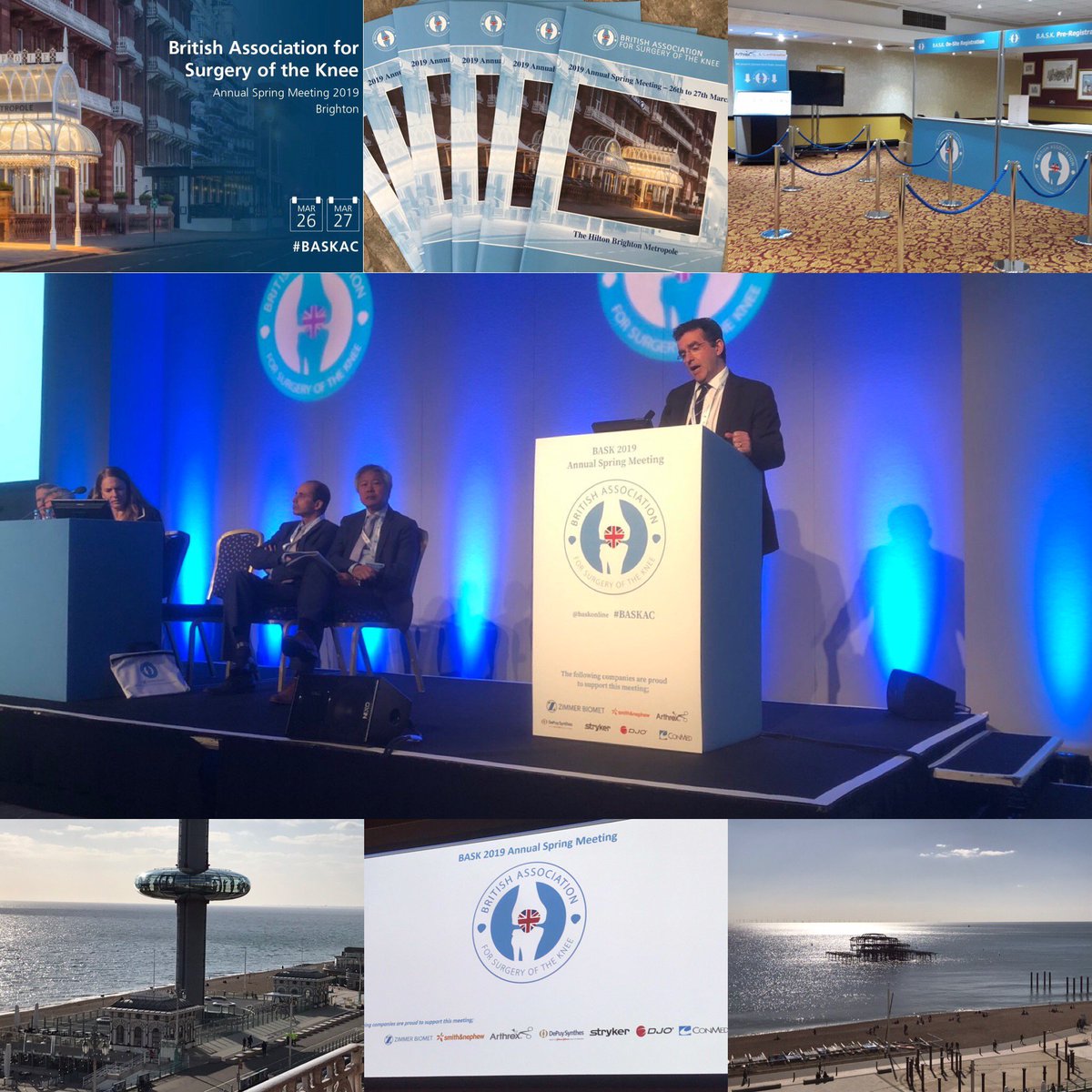 BASK_knee's tweet photo. Thank You to the Invited Speakers, Delegates, Exhibitors & everyone involved in our '2019 BASK Annual Spring Meeting' in Brighton, we had a great meeting.
We look forward to welcoming you all to the 2020 BASK Annual Meeting in Oxford #orthopaedics #kneesurgery #BASKAC #BASK2019 https://t.co/oiQDYPPPRJ