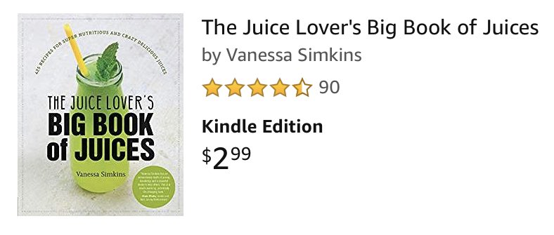 YourBooksDeals's tweet photo. 📖 > THE JUICE LOVER’S BIG BOOK OF JUICES by @AllAboutJuicing today only $2.99!

🛒 >> https://t.co/6H3YHXZ9iP

#reading #book #ebook #kindle #kindlebook #KindleBookDeals #KindleDeals #amazon #HappyThursday https://t.co/fPi0q6opoO