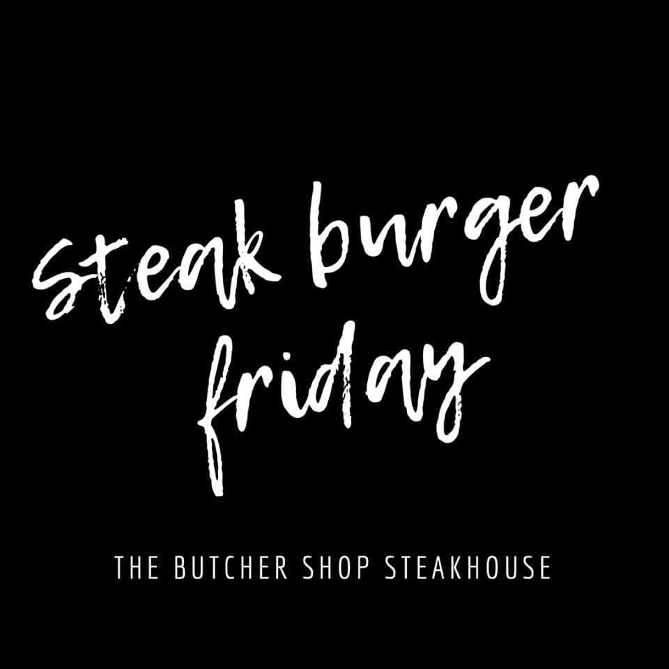 Burger Friday starts back next Friday, April 5.

This includes a grilled steak cheeseburger, fries, and drink for $10.