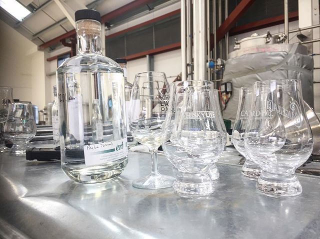 And now we blend #womenworking #gin #vodka #maltwhiskytrail #speyside #womenindistilling #eightlands