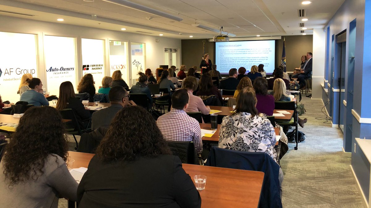 SteveJapinga's tweet photo. Very good information from our panel so far on the new minimum wage and paid sick leave laws — great Q&amp;A! @LansingChamber @michiganLARA @FraserLawFirm @MIManufacturers #EducationMatters #policy #Regulatory https://t.co/jkxrBfXPRf