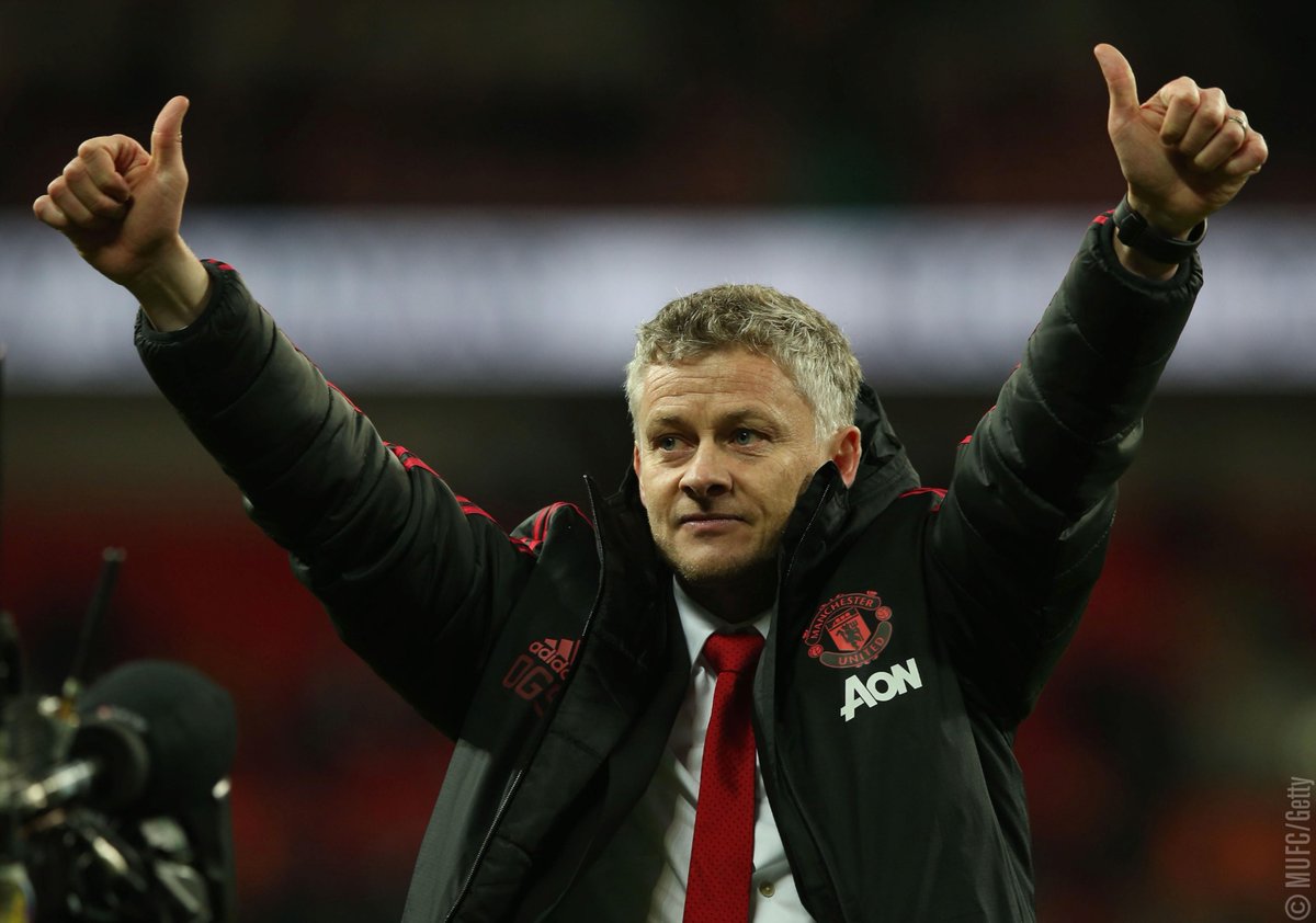 ManUtd's tweet photo. 🎶 Ole's at the wheel,
tell me how good does it feel?
We've got Sanchez, Paul Pogba and Fred,
Marcus Rashford, he's Manc born and bred.
Duh du, du du du du du.
The greatest of English football, 
we've won it all. 🎶

[Repeat]

#MUFC #OlesAtTheWheel ✊ https://t.co/x6ZEy7m8Fb