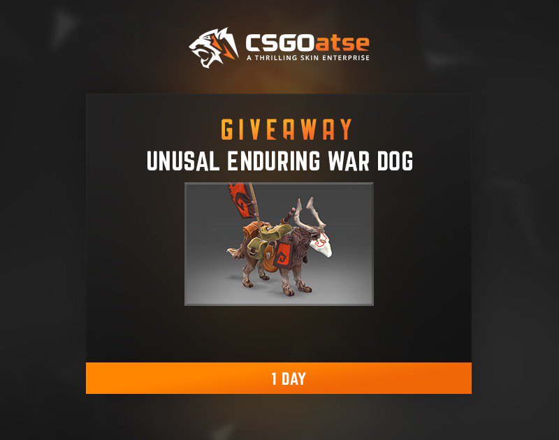 CSGOatsecom's tweet photo. 🔥DOTA 2 ITEM GIVEAWAY🔥

Requirements:
✅Like
✅Follow
✅Retweet
✅Be registered on (https://t.co/koK9V59Qsc         )

Good luck! https://t.co/VFVuLOuLYv
