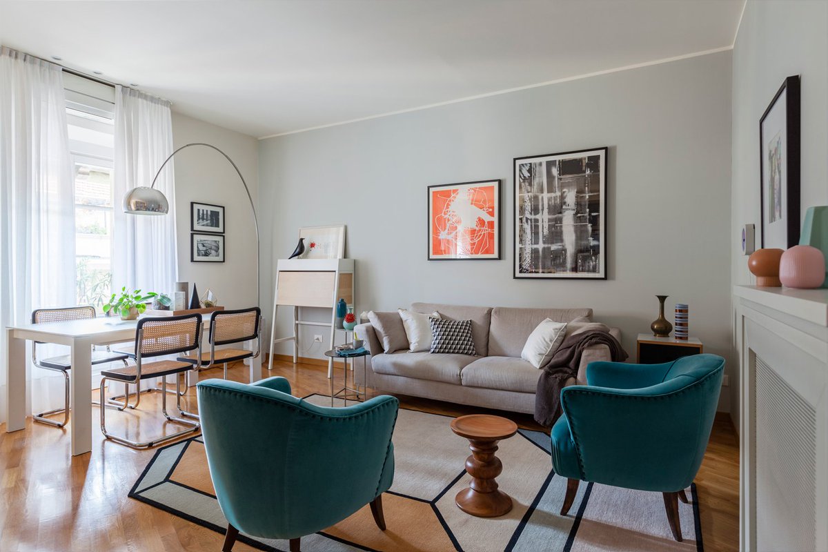 Visioni rug designed by Patricia Urquiola in this classy interior by Studio MILO 

Photo by Cristina Galliena Bohman