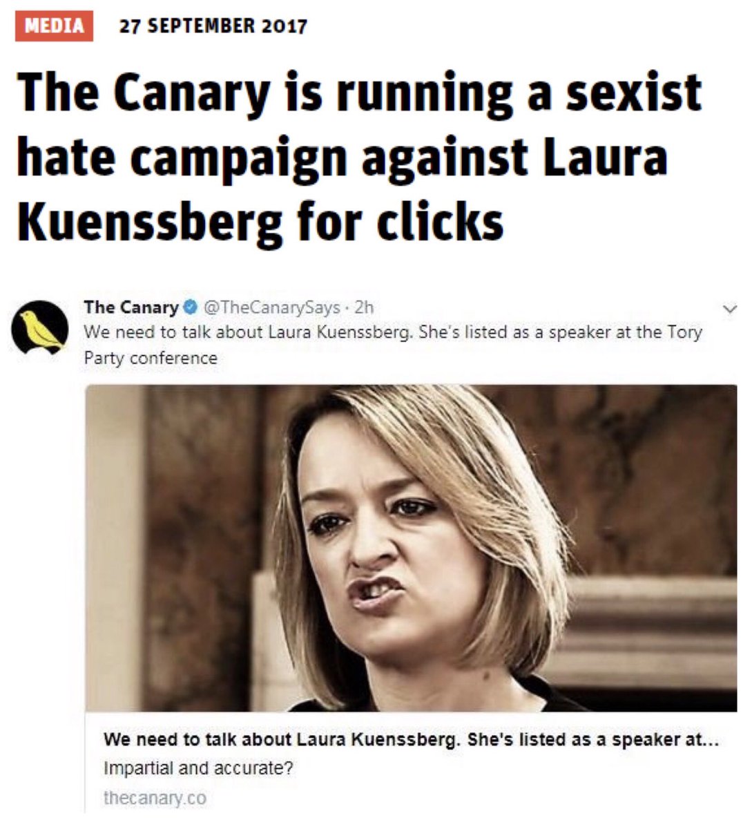 RachelRileyRR's tweet image. Hey @eBay_UK, I’m sure you didn’t know, but your @Kathbum ads are featuring on fake news site The Canary, which says it’s not antisemitic to compare Israel to Nazis, defends antisemites like Jackie Walker and has been accused of running a sexist hate campaign for clicks #SFFN