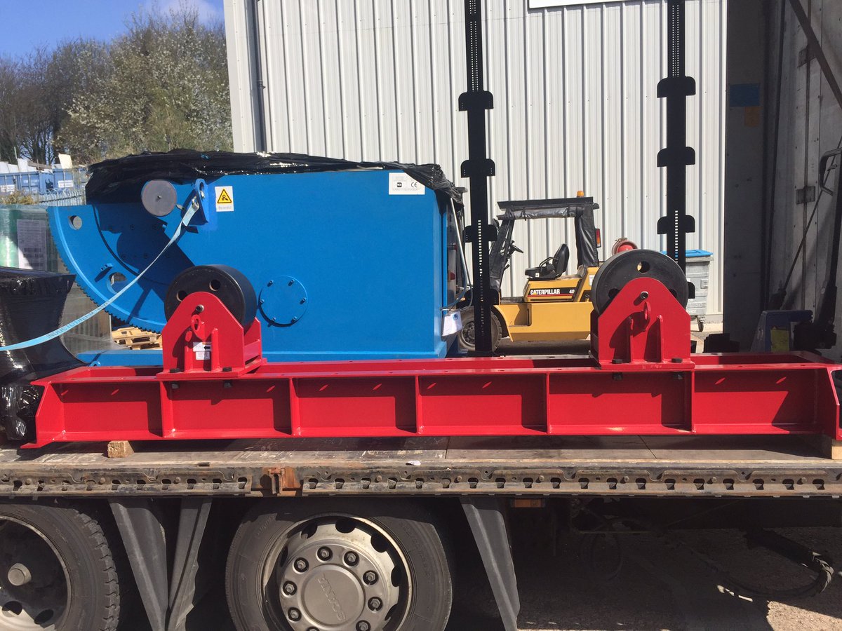 Export order 2 welding Positioner and rotators sent today