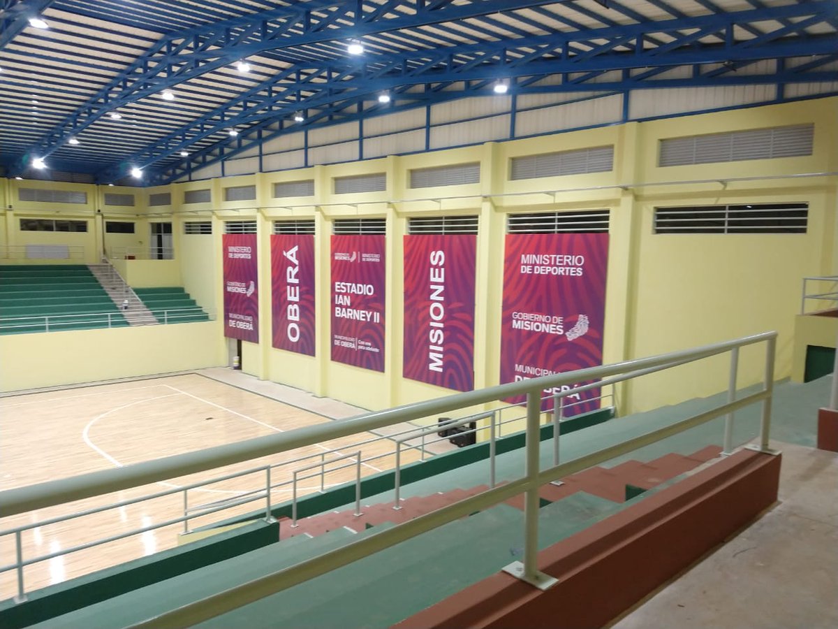 MinDepMisiones's tweet photo. #MisionesMundial Más infraestructura deportiva para nuestros jóvenes: hoy te mostramos algunos detalles del nuevo Estadio Ian Barney II, escenario de la sede Oberá para @misiones2019    

#MisionesEsFutsal #Mundial2019 #SomosFuturo #NuestraHuellaSiempre https://t.co/llsKCnmwn6