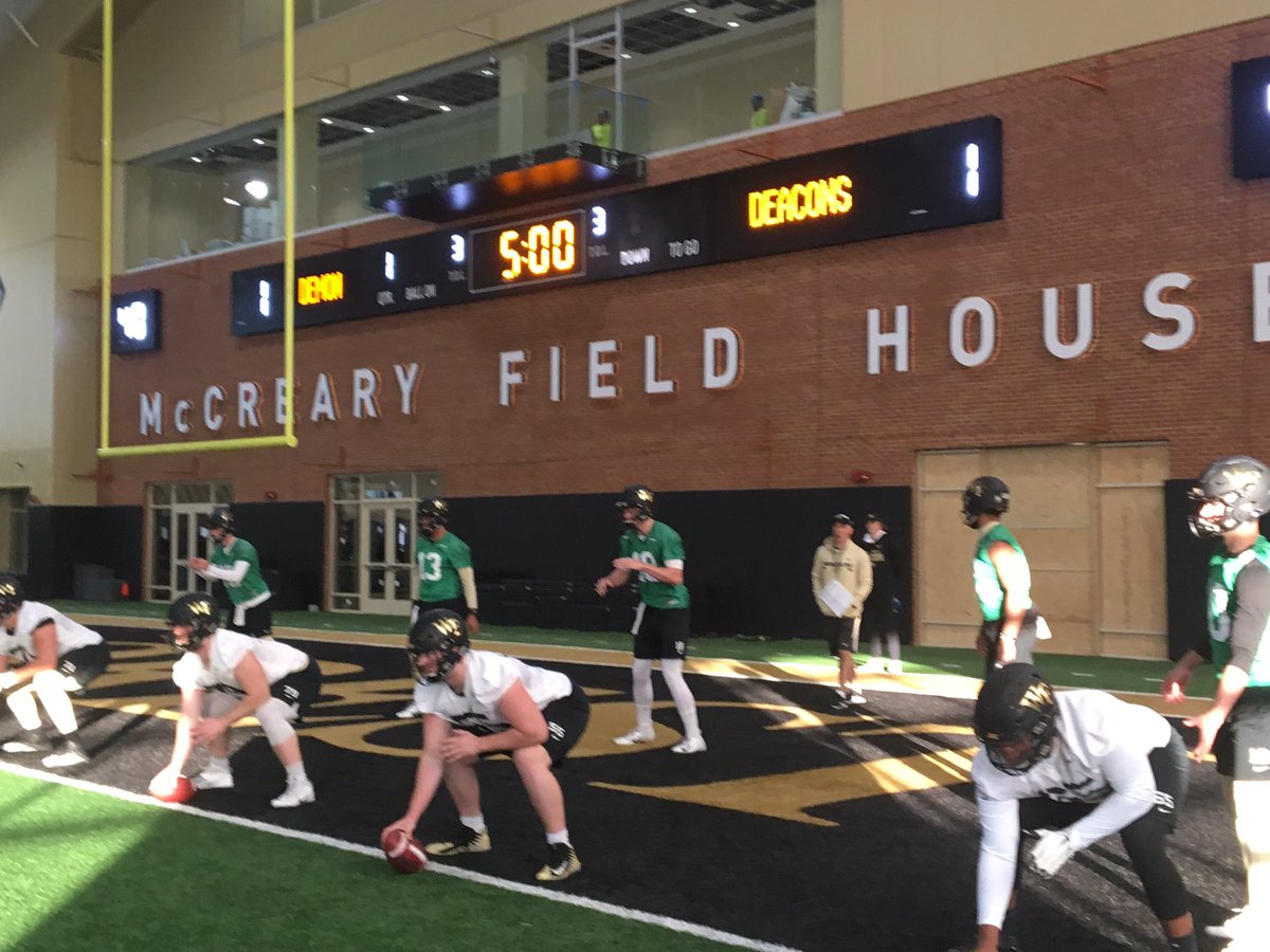 WakeFB's tweet photo. Time to get back to work. #GoDeacs https://t.co/Zb2L4b4CIK