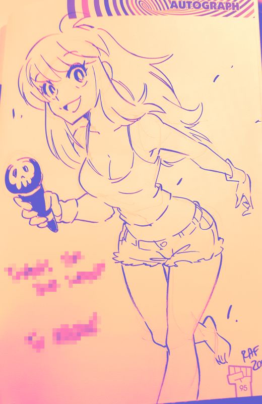 Rafchu's tweet photo. C'est le dernier moment pour commander votre artbook Spunch à 10€ au lieu de 12€ avec un dessin dédicacé dedans ! ヾ(☆▽☆)
Chopez vite votre exemplaire, la promo se termine dimanche soir  〜(￣▽￣〜)
https://t.co/Q7rQEAA6Qz https://t.co/wwzycGv9Ch