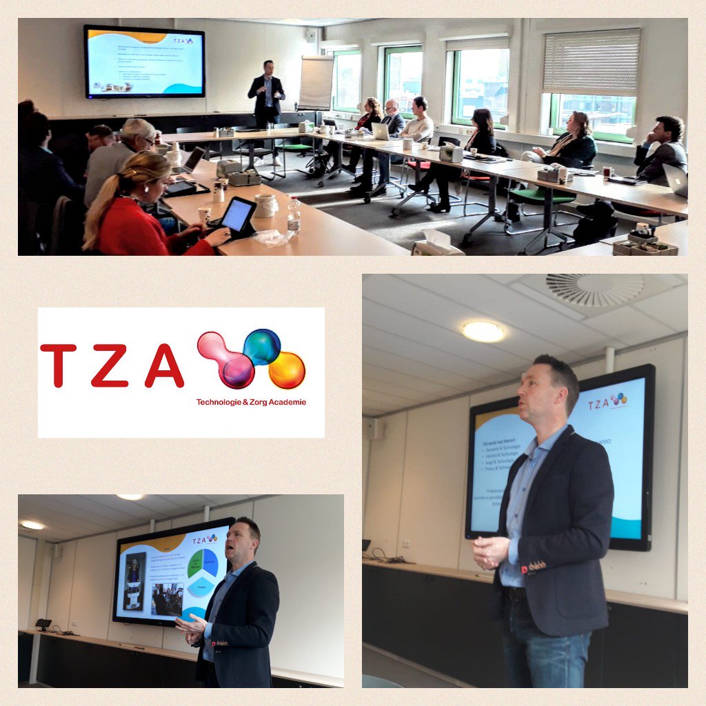 Vanochtend heeft <a href="/EricWolkotte/">Eric Wolkotte</a> vd Technologie &amp; Zorg Academie <a href="/TZAtweet/">Technologie & Zorg Academie (TZA)</a> een presentatie verzorgd bij <a href="/regio_twente/">Regio Twente</a>.
#vernieuwing uitvoering beroepsonderwijs.
Bewustwording, adoptie en acceptatie van #zorgtechnologie in de praktijk.
Kansen voor samenwerking en kostenbesparing!