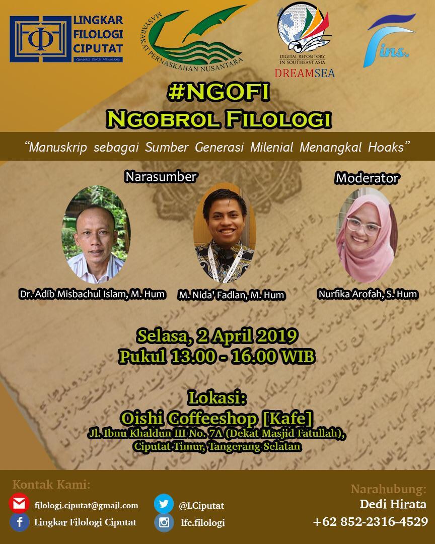 ramdhany12's tweet photo. Ikhtiar generasi milenial melawan hoaks. #NGOFI Jilid 2 @LFCiputat.
cc Kang Prof @ofathurahman https://t.co/d7Lg6ONgLl