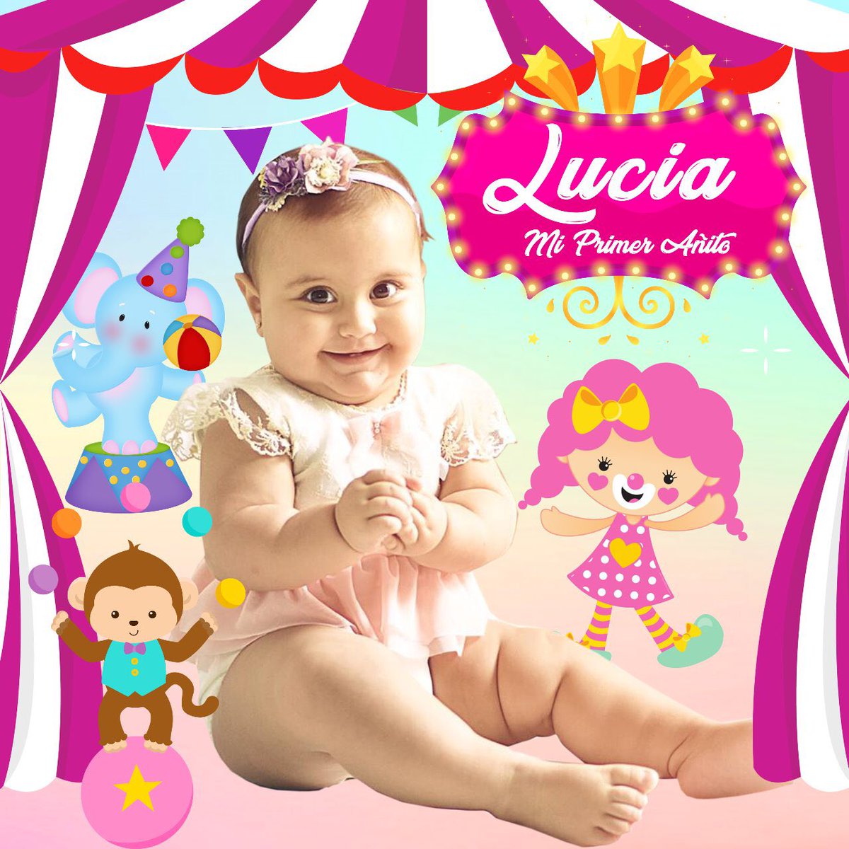 NeeLiiTaa's tweet photo. Mi princesa cumple su primer añito y como siempre nos inspiramos en vos y estás siempre presente @Ricardo_Arjona @INFOMUNDOARJONA mi circo favorito igual que #CircoSoledad #CircoLucia #ArjoneanasMadreEHija https://t.co/TgCk6Xr8mz