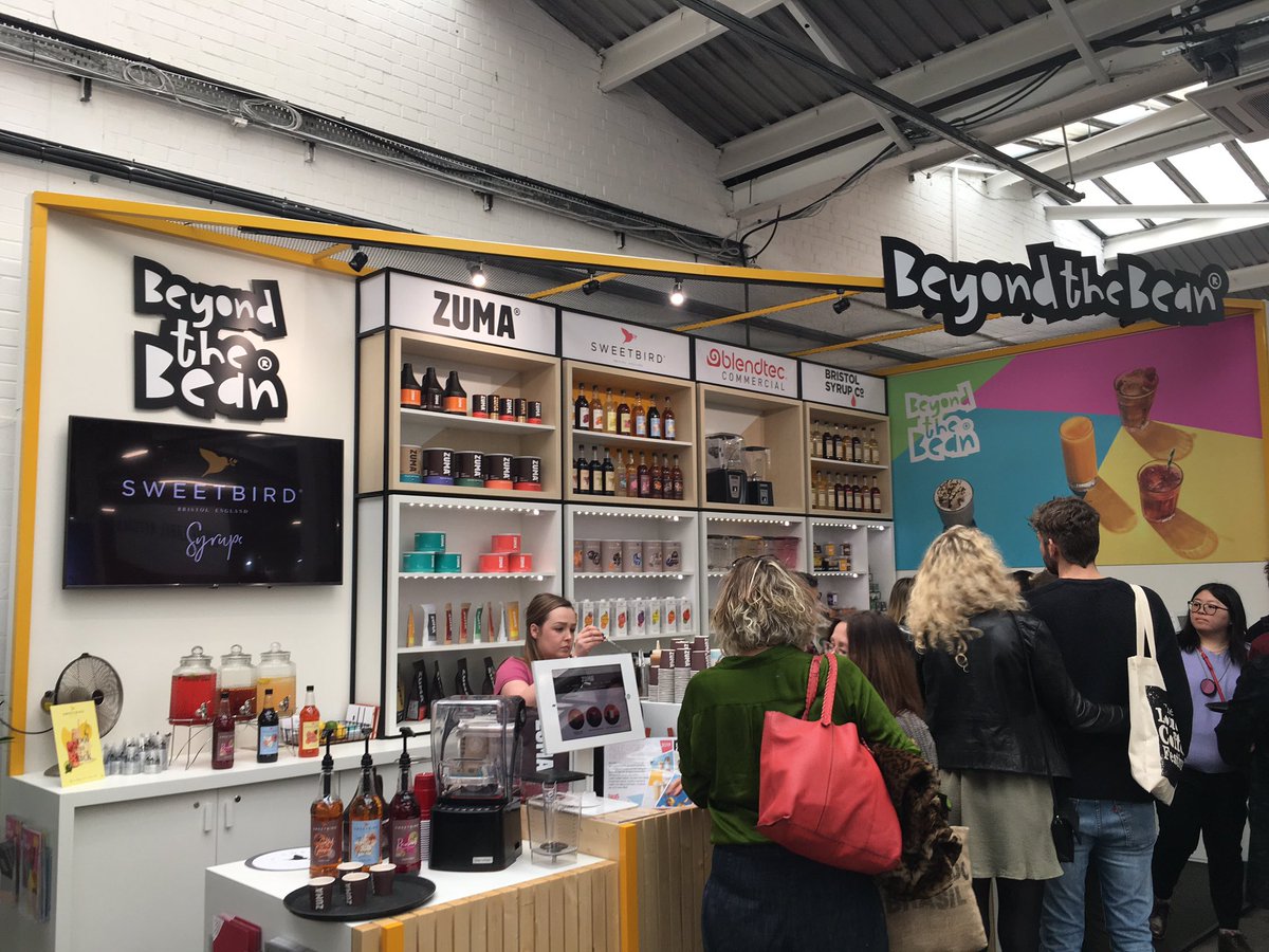 A busy day at <a href="/LdnCoffeeFest/">The London Coffee Festival</a>! Great to see lots of our customers and friends, and showcase our new products. #londoncoffeefestival