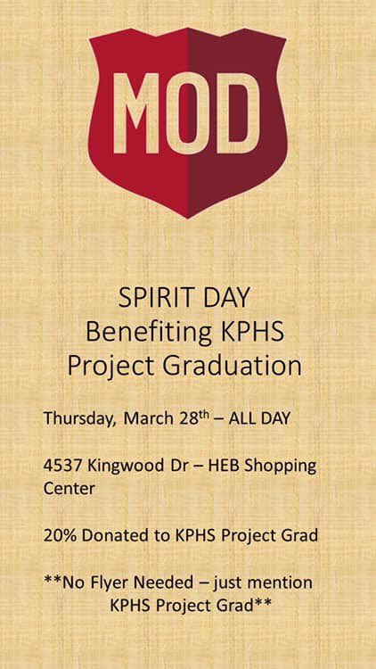 KParkProjGrad's tweet photo. Support KP Project Graduation ✔️
Eat Pizza ✔️
Win/Win!  @KparkStuco  @kphs2019 @kphsasbc @kphs_2020 @KPARKband @theatrekphs @HumbleISD_KPHS @KParkSwimming https://t.co/UlHdJ7wt7C