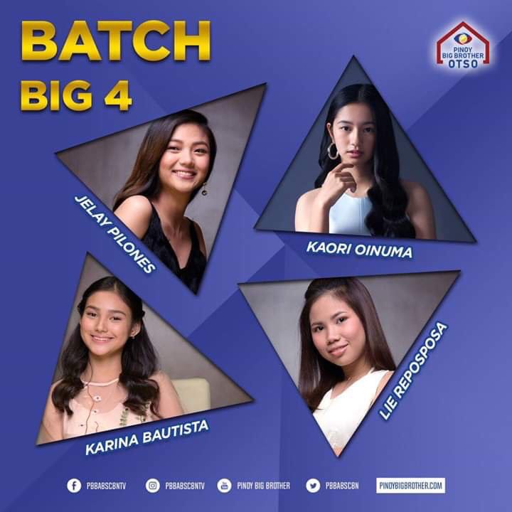 SETHstersGNSN's tweet photo. Sinong susuportahan mo? 

BATCH 1
OR BATCH 2

Retweet - TEAM JELAY,KAORI,LIE AND KARINA

FAV- TEAM LAYF

#PBB8FamiLAYF 
@PBBabscbn https://t.co/4qF4It3t8j