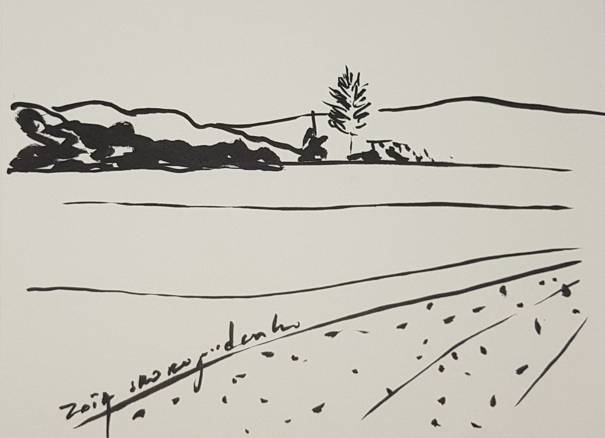 zoiaskoropadenk's tweet photo. Intellectual landscape. Views from highspeed trains. From series TGV 320/h. Japanese ink on paper. 2019
#Intellectuallandscape. #Japaneseink #zoiaskoropadenko #contemporaryart #TGV #SNCF #shinkansen
#景色 #アート #現代美術 #スケッチ #快速電車 #ゾヤスコロパデンコ #新幹線 https://t.co/lQ15rbG47k