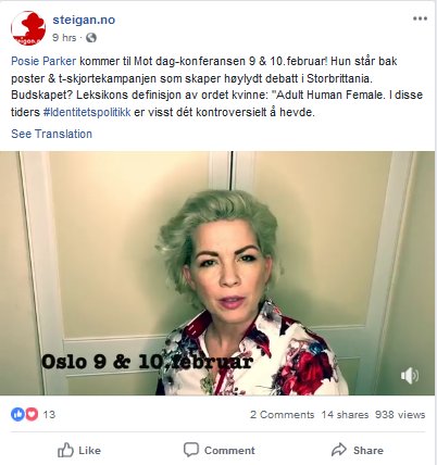 Kellie/Posie has become a bit of an errand girl for these far-right groups, wouldn't it be ironic if she turned up somewhere with a known far-right base in europe, like the Nordic Resistance Movement, say somewhere like, I dunno..... maybe ..... Norway?14/?