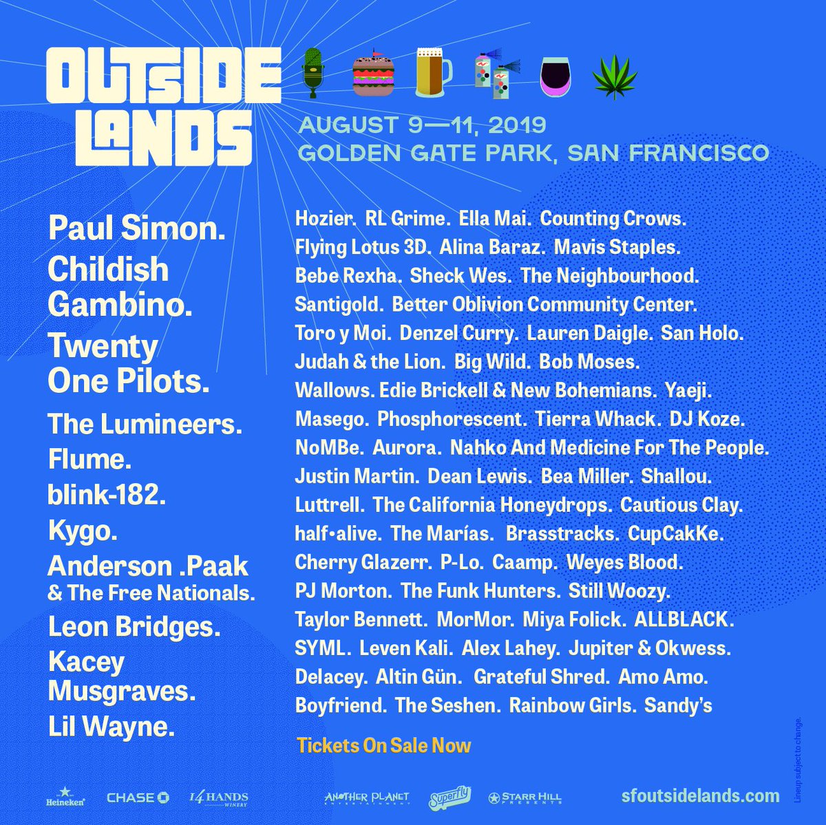 twentyonepilots's tweet image. outside lands is having us come visit. tickets just went on sale.
on.sfoutsidelands.com/trk/dBwd
