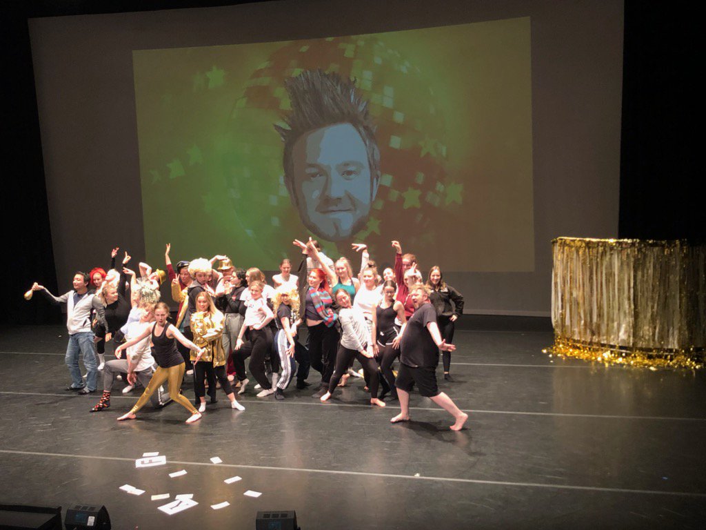 LisaBibby76's tweet photo. SSCD students taking part in Shaper Capers 'The unwanted' today at The Space.  Many thanks to Tommy Small and the company for giving us a sneek preview.  We loved it!
#thespace 
#thespacesscd 
#G2great 
#morethanjustacollege 
#moresuccessfulstudents https://t.co/vBkymQSP7B