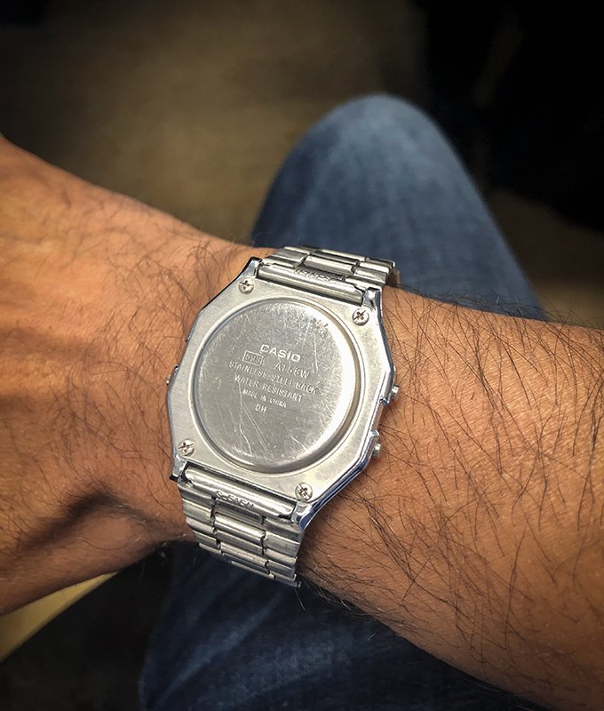 Journorati's tweet image. Sporting this Casio throwback, #stlouisstyle
