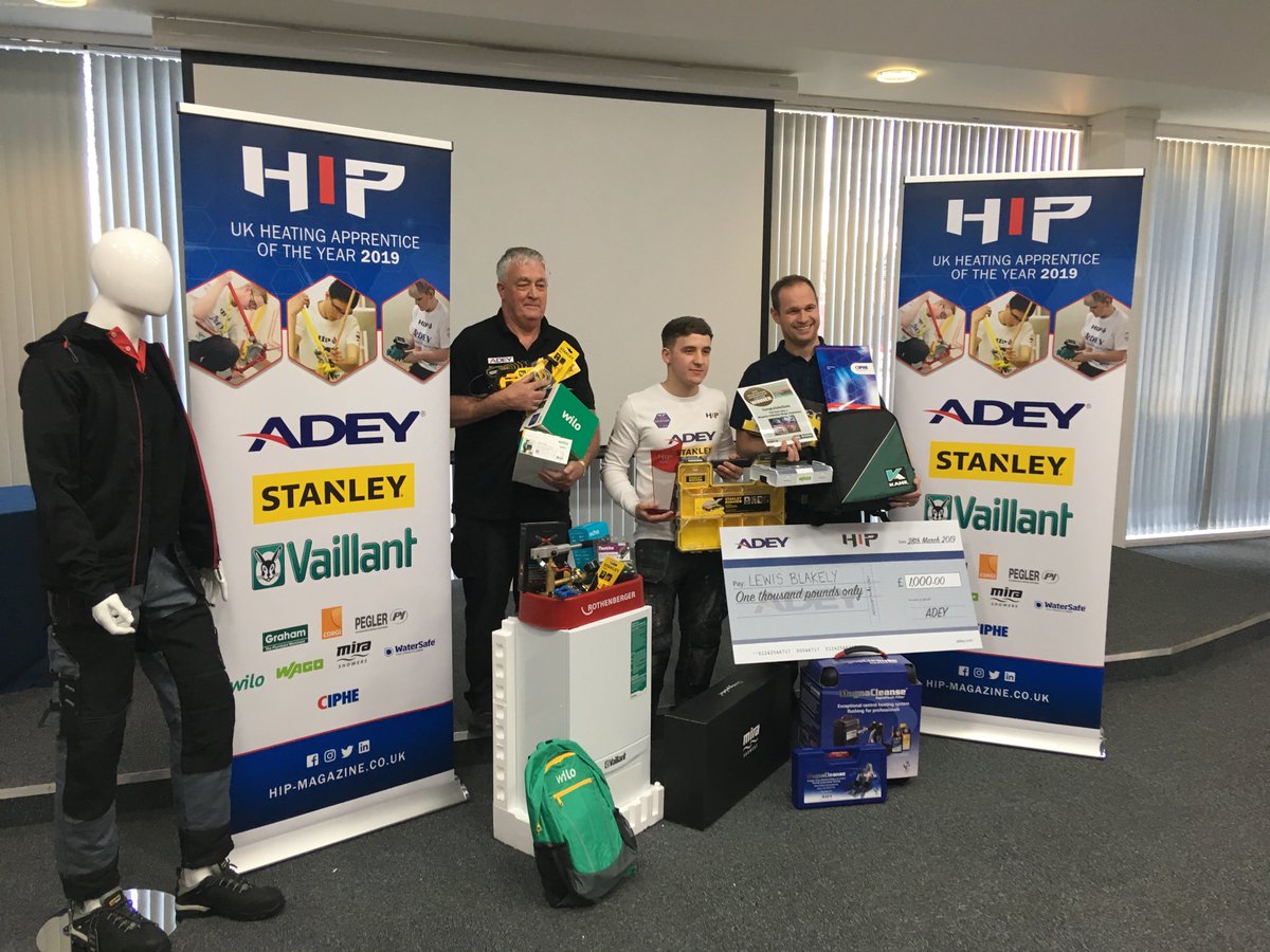 WatersafeUK's tweet photo. A huge congratulations from all at @WatersafeUK to the overall winner of the #HIPAOY19 competitionβ¦ Lewis Blakely from @ColegyCymoedd in #Wales, and well done to all the apprentices taking part in todayβs exciting final - enjoy your prizes! https://t.co/7nKczRI9co