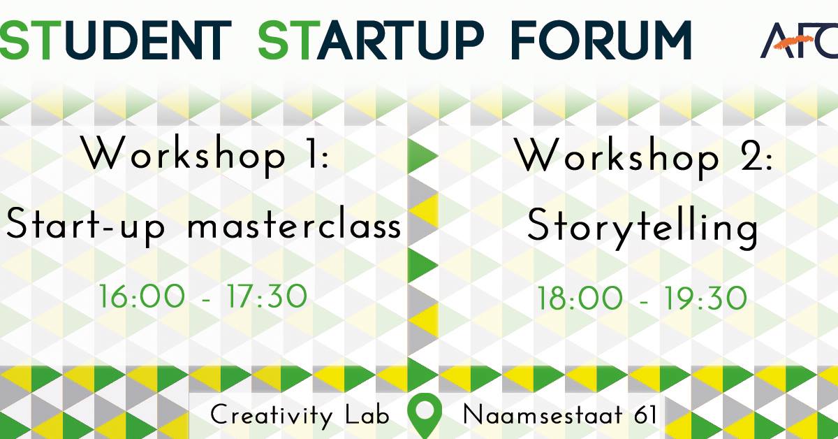Kick-start your entrepreneurial life at #STST19!💡
Join one of our workshops (spots limited‼️)

START-UP MASTERCLASS by Robin Geers: "How to survive in a start-up?"
👉 stst-masterclass.eventbrite.nl

STORYTELLING by Hans Clijsters: "How to bring a good story?"
👉 stst-storytelling.eventbrite.nl