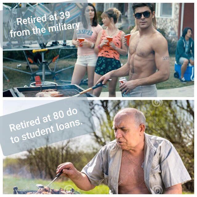 ArmyDallas_VRT's tweet photo. Which person would you rather look like when you’re retirement starts?? 👱🏼‍♂️or 👴🏼?? 😂🇺🇸

Real talk though... you can truly live your best life for 20 years in the Army by traveling 🧳 ✈️, getting College Degrees 👩‍🎓👨‍🎓 and still be able to retire not looking like a Grandpa lmao https://t.co/XcjWaplJuO