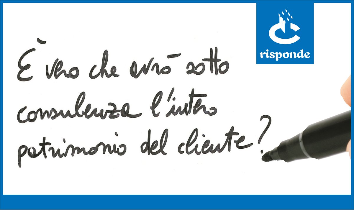 Consultique_FO's tweet photo. #ConsultiqueRisponde
Ogni settimana rispondiamo alle domande più comuni di vari professionisti che vogliono intraprendere il percorso verso la consulenza indipendente. 
Lascia un commento, ogni lunedì alle 15 daremo una risposta
#ConsulenzaFinanziariaIndipendente
#Quesito5 https://t.co/cxmLbC0TVF