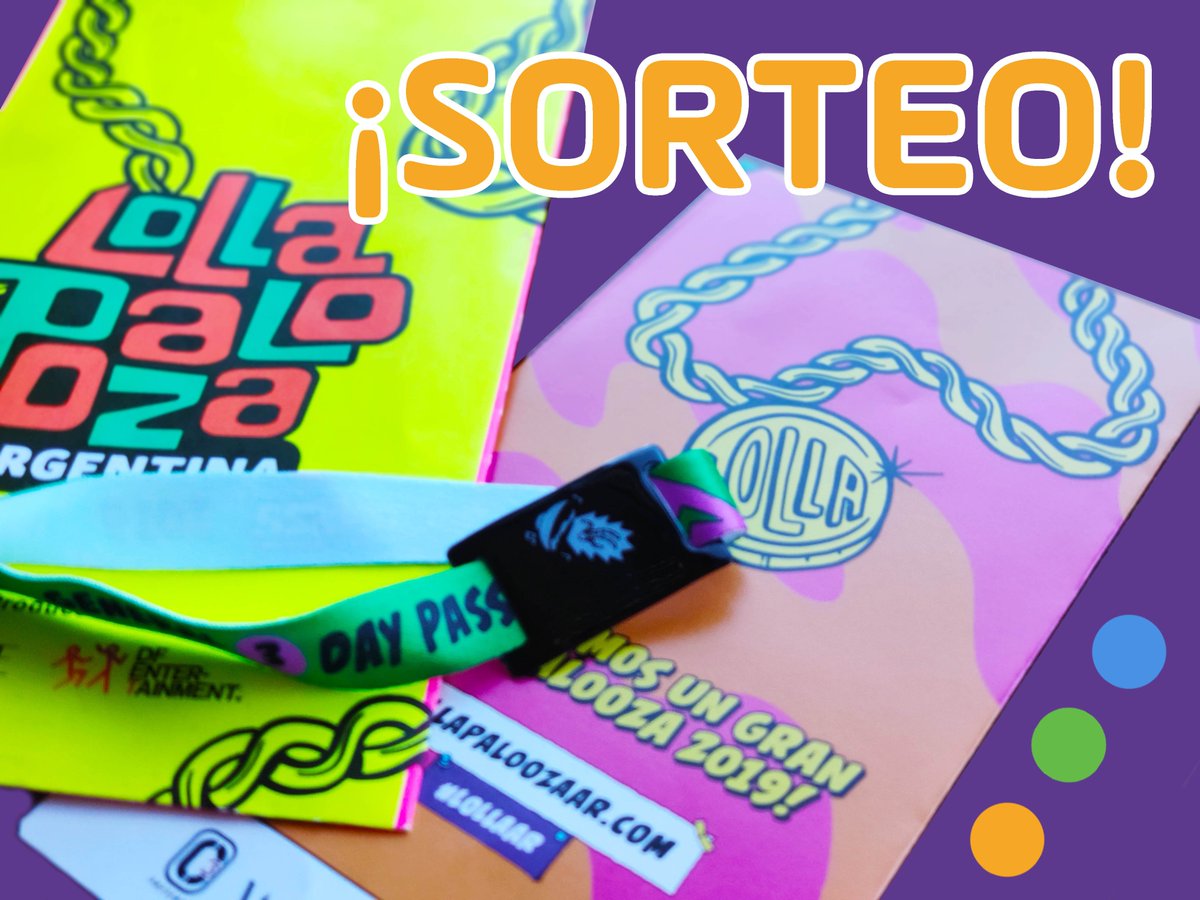 BenkoPay's tweet photo. SORTEO #Lollapalooza2019 

Te regalamos una (1) entrada válida para los tres días el festival (viernes 29, sábado 30, domingo 31 de marzo) #compartíconBenkoPay

CÓMO PARTICIPAR: https://t.co/GqVndvC9ew https://t.co/LCToIKpoH3