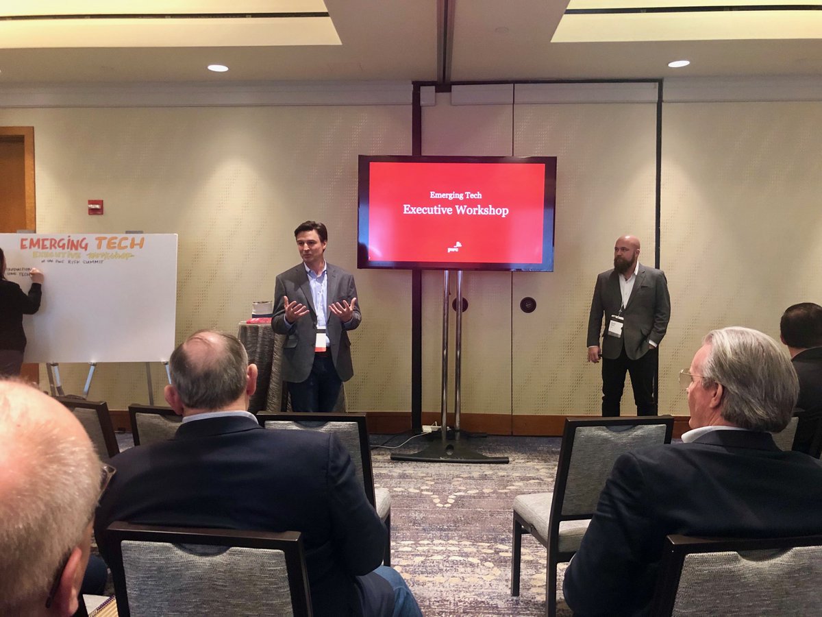 nsharma007's tweet photo. #EmergingTech Executive Workshop #EssentialEight #AI #blockchain #IoT #AR #VR #3Dprinting #drones #robotics @PwCUS #pwcdigital @MikeBaccala @ScottLikens https://t.co/59NRXufnYf