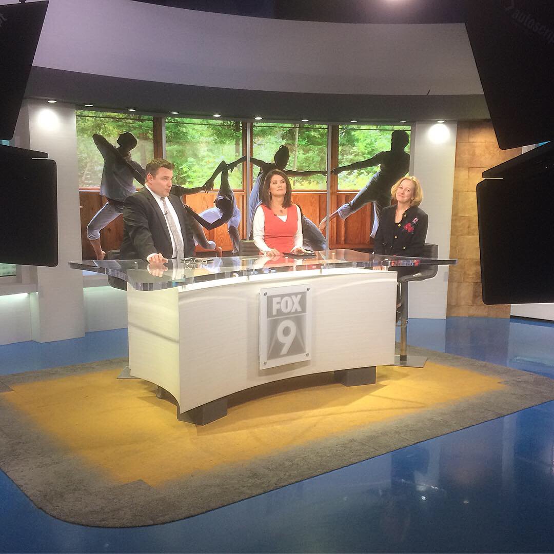 SPDTPimsler's tweet photo. Thanks for having us, @FOX9 Morning Buzz! Get your tickets now for Terra Incognita &amp; Jewish Confessions at the TEK BOX at @thecowlescenter. This Friday and Saturday only! Visit https://t.co/n29NvxOneq for more info and tickets! #SPDT #Fox9 #TheaterforHeartandMind #HomeSeason https://t.co/nnF7e74dEM