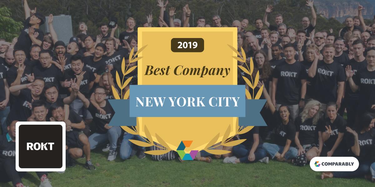 Rokt was today announced as one of Comparably's Best Places to Work in New York City! See the full list of winners here. usatoday.com/story/money/20…