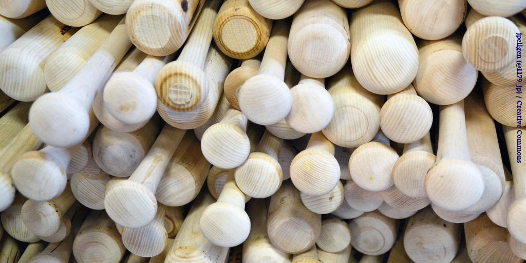 A majority of MLB baseball bats come from lumber in northern Pennsylvania and southern New York #OpeningDay