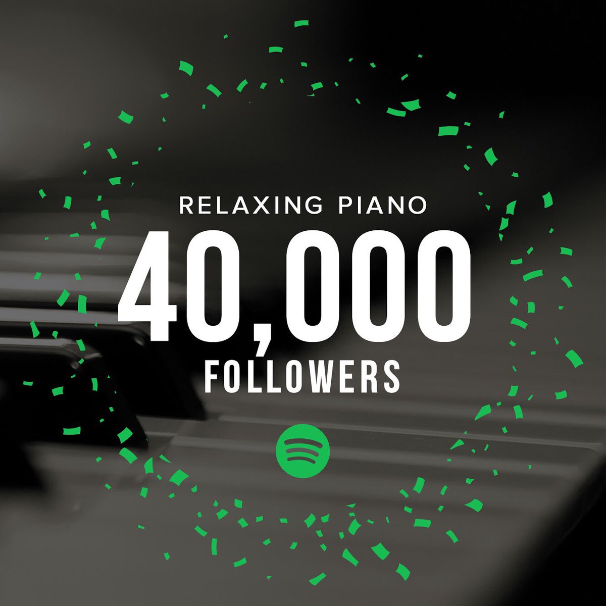 Relaxing Piano hits 40k followers on Spotify, just in time for #PianoDay2019 🎹🎶

▶️ open.spotify.com/user/doublejmu…