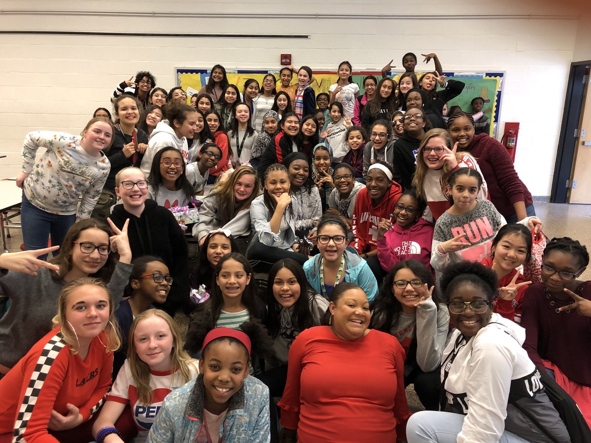 Poc6 wished a fond farewell to <a href="/ScienceWithMrsT/">Crystal Tyler, M.A.Ed.</a> and a warm welcome back to Ms Sherrard today with a combined surprise baby shower! ❤️❤️ our team!! #OneTeamOneGoal  <a href="/woodbridge_ms/">Woodbridge MS - PWCS</a>