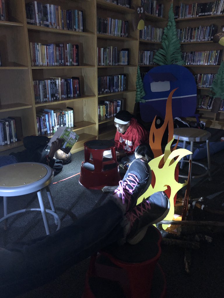 Such an AMAZING day of reading at Camp Read S’more, aka <a href="/woodbridge_ms/">Woodbridge MS - PWCS</a> <a href="/PeelWMSreads/">Jenn Peel</a> <a href="/BookJackiety/">Jackie Kruchten</a> come up with the best ideas to engage our students’ love of READING! ❤️❤️ #OneTeamOneGoal <a href="/woodbridge_ms/">Woodbridge MS - PWCS</a>