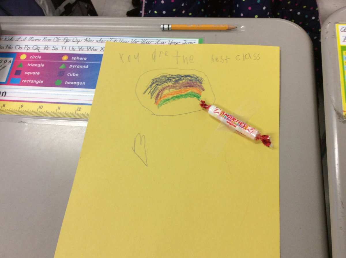 shollis0301's tweet image. ⁦@CSDSenators⁩ ⁦@DrKellyGreen⁩ We had k and 1st  grade classes adopt a 3rd and 4th grade class to encourage them on during SBAC Testing. I stumbled upon a delivery today. #northrocks #csdchat