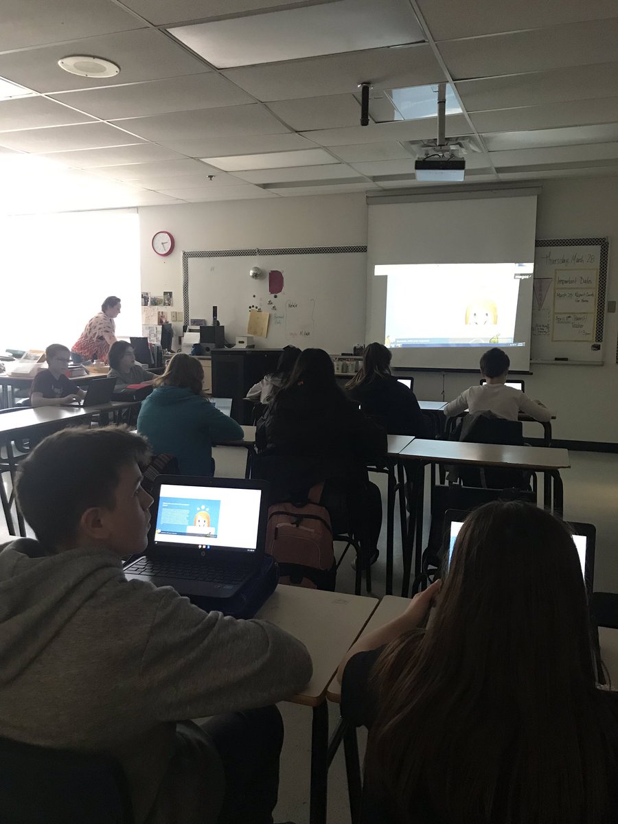 angieshorne's tweet photo. Next level presentations @EPEC3  @traceydehmel  Involving students in a Google Slide presentation.  Student engagement and formative assessment at its finest https://t.co/yGhOyixlyO