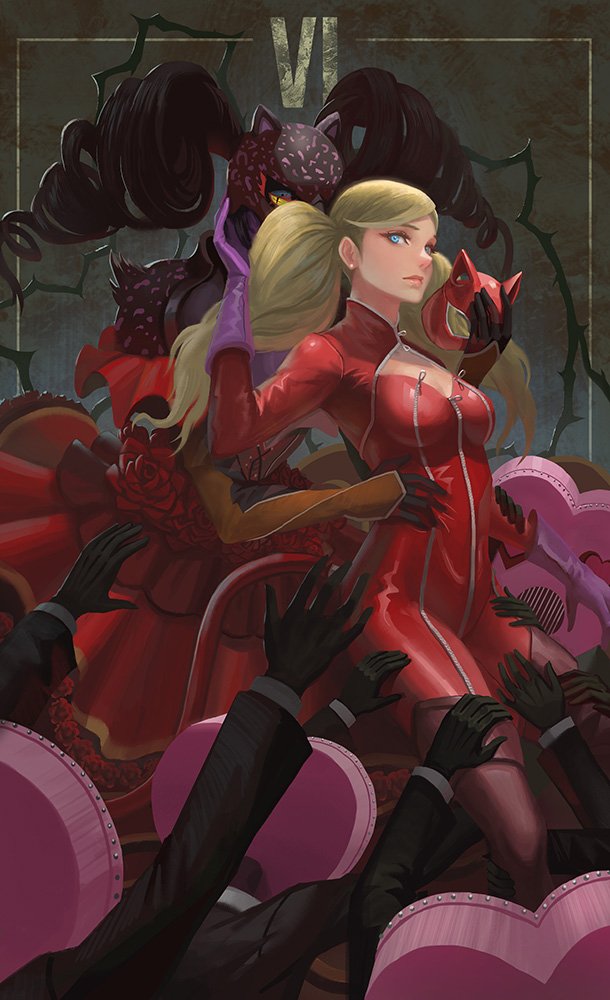 Lovers arcana Ann Takamaki. 

I was hoping for Persona 5 Racing but I guess Royal is cool too.